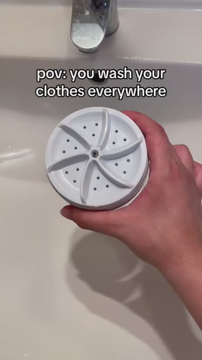 Portable Mini Washing Machine Ultrasonic Turbine Washer