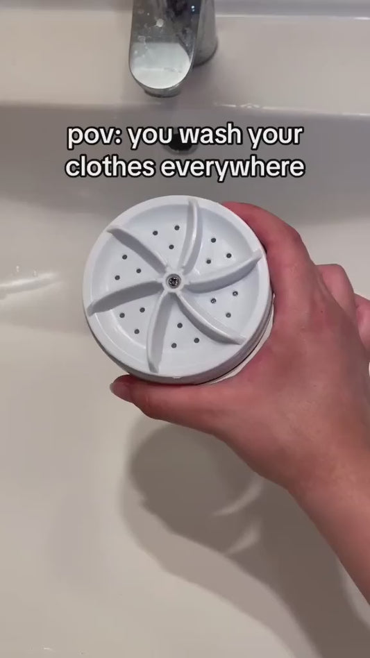 Portable Mini Washing Machine Ultrasonic Turbine Washer