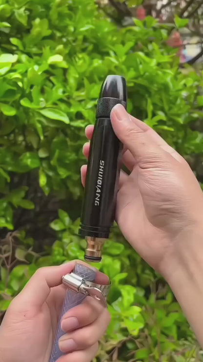 Portable High Pressure Washing Water Nozzle (Black)