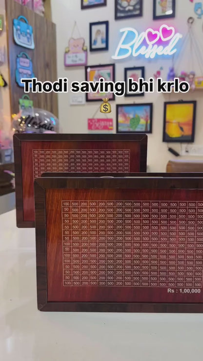 Savings Challenge Piggy Bank